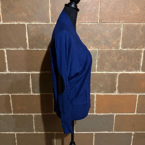 Dex Dolman Blue Open Cardigan Sweater Women's S Small - Picture 4 of 10